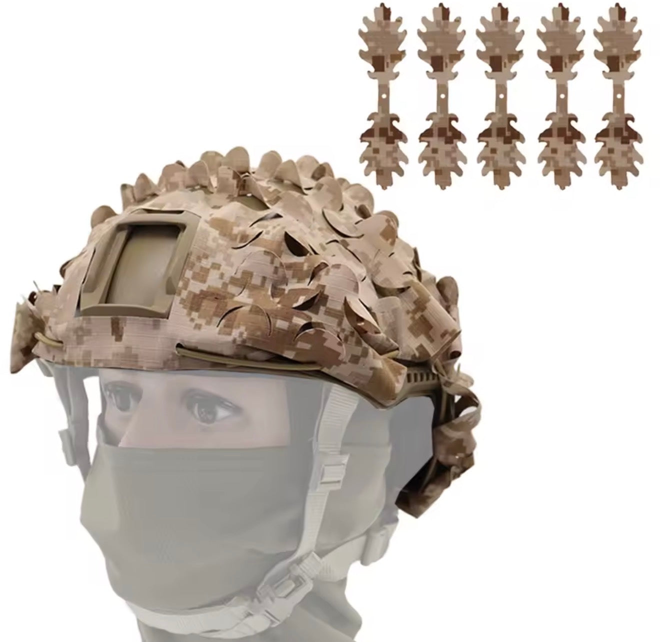 Helmet Scrim Semi Circle