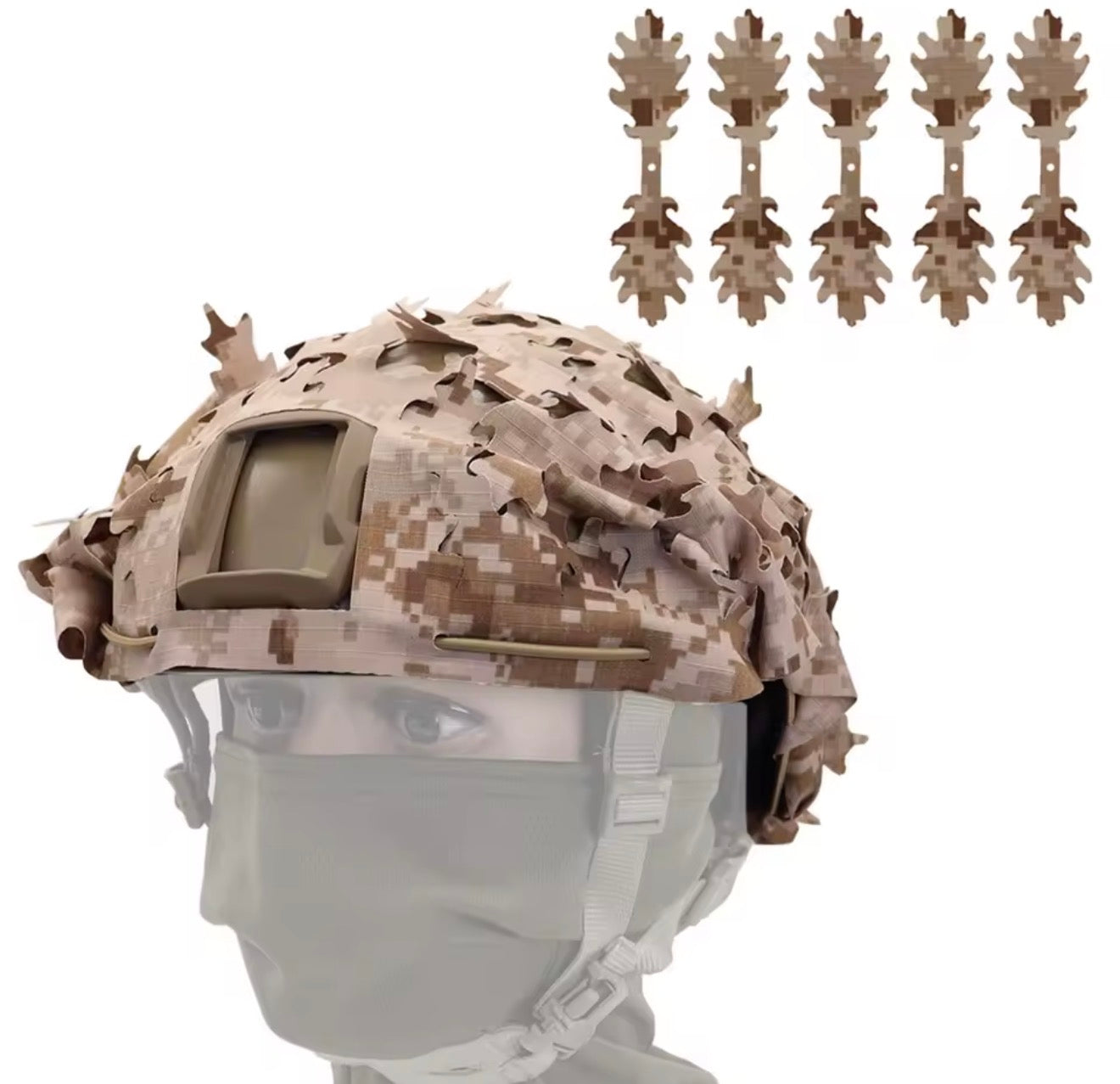 Helmet Scrim Leaf version