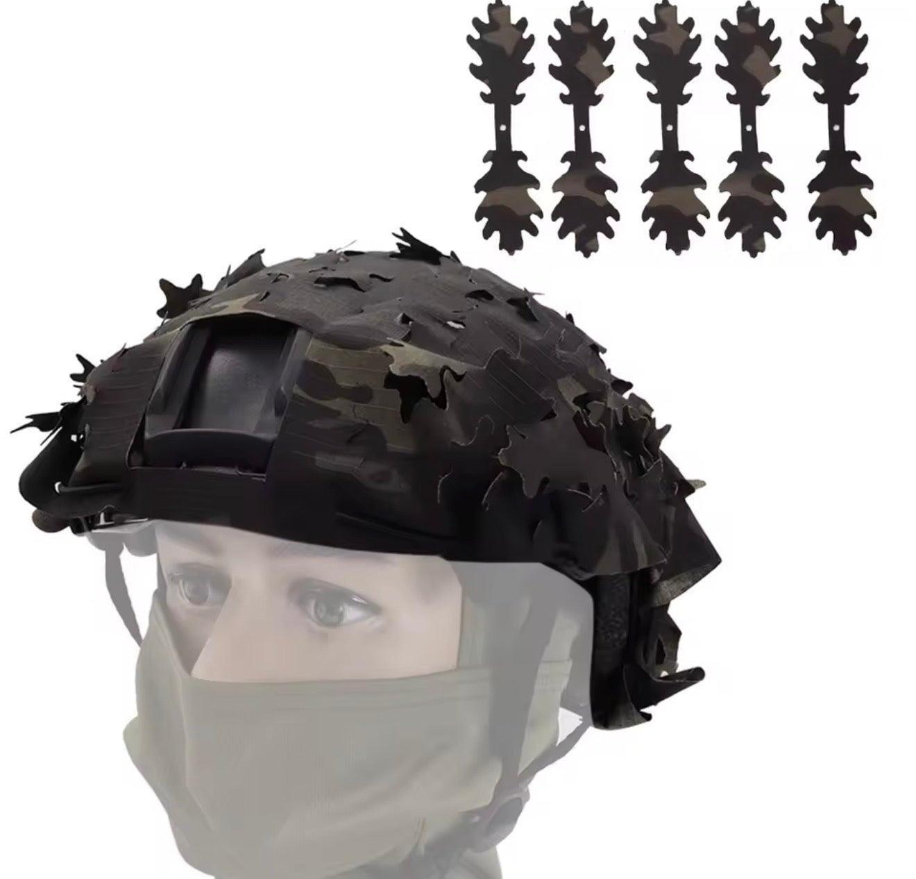 Helmet Scrim Leaf version
